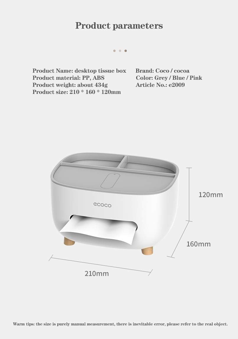 Ecoco Tissue Box Holder