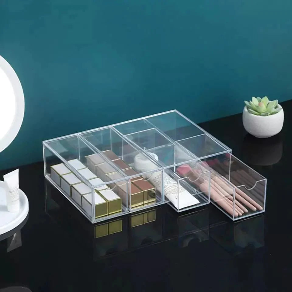 4 Layer Acrylic Glasses And Cosmetics organizer Storage Box