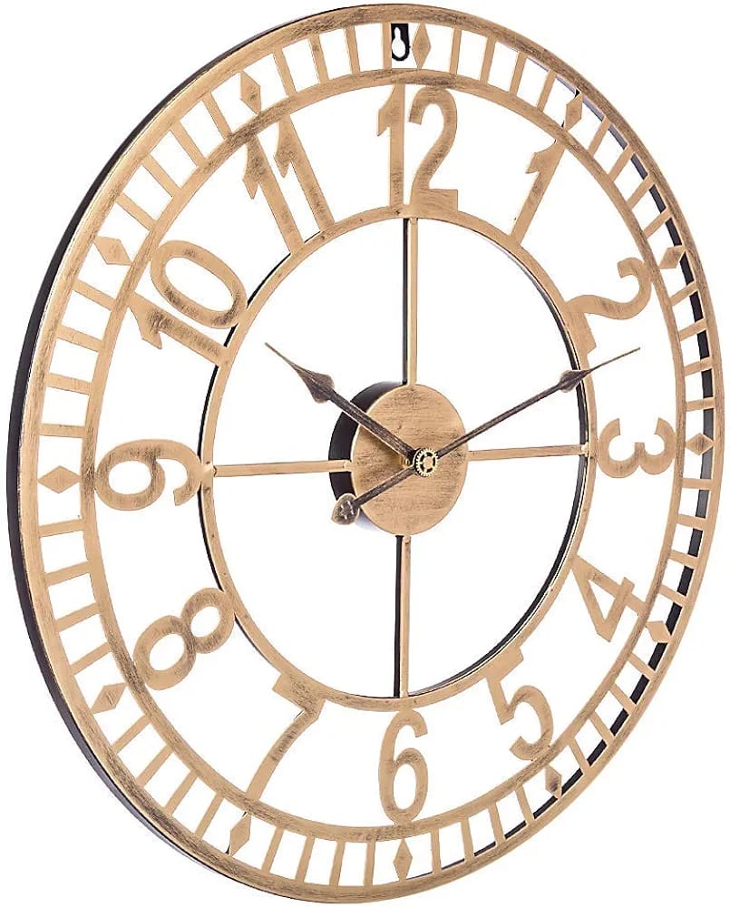 20 inch metal clock imported wall clock