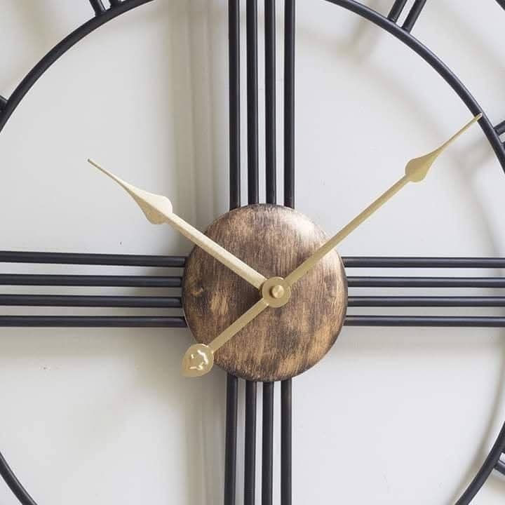 20" Metal Wall Clock - 1-Year Warranty