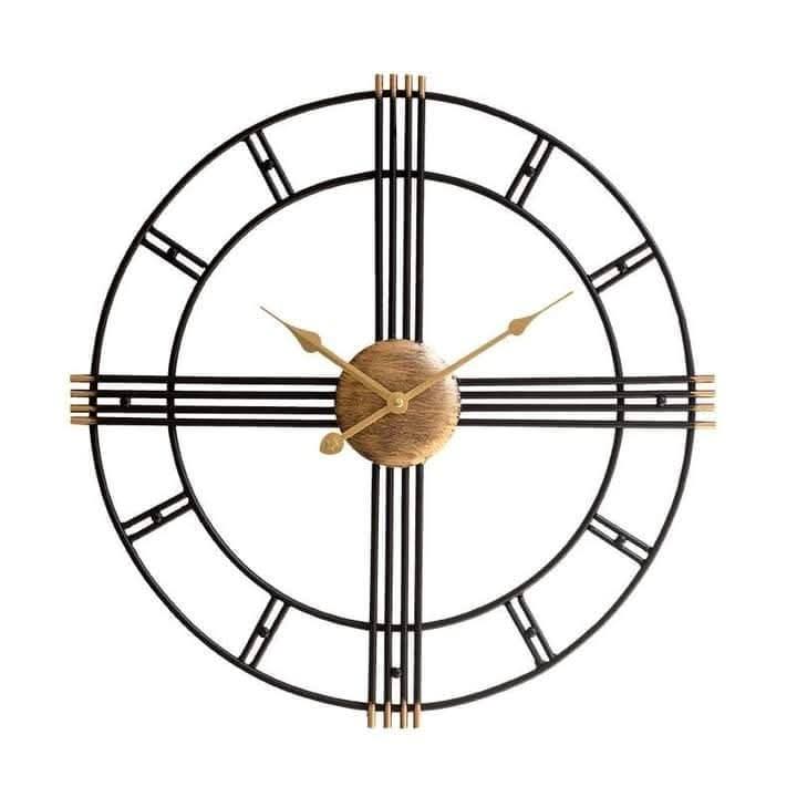 20" Metal Wall Clock - 1-Year Warranty