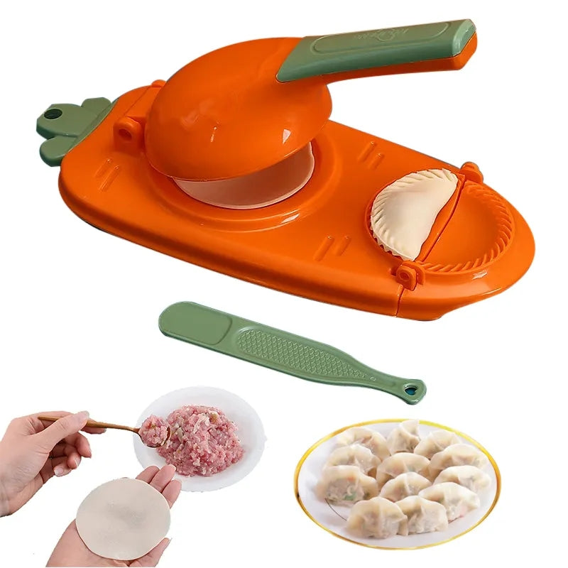 Plastic body Two in One Dumpling Maker Myle Cart