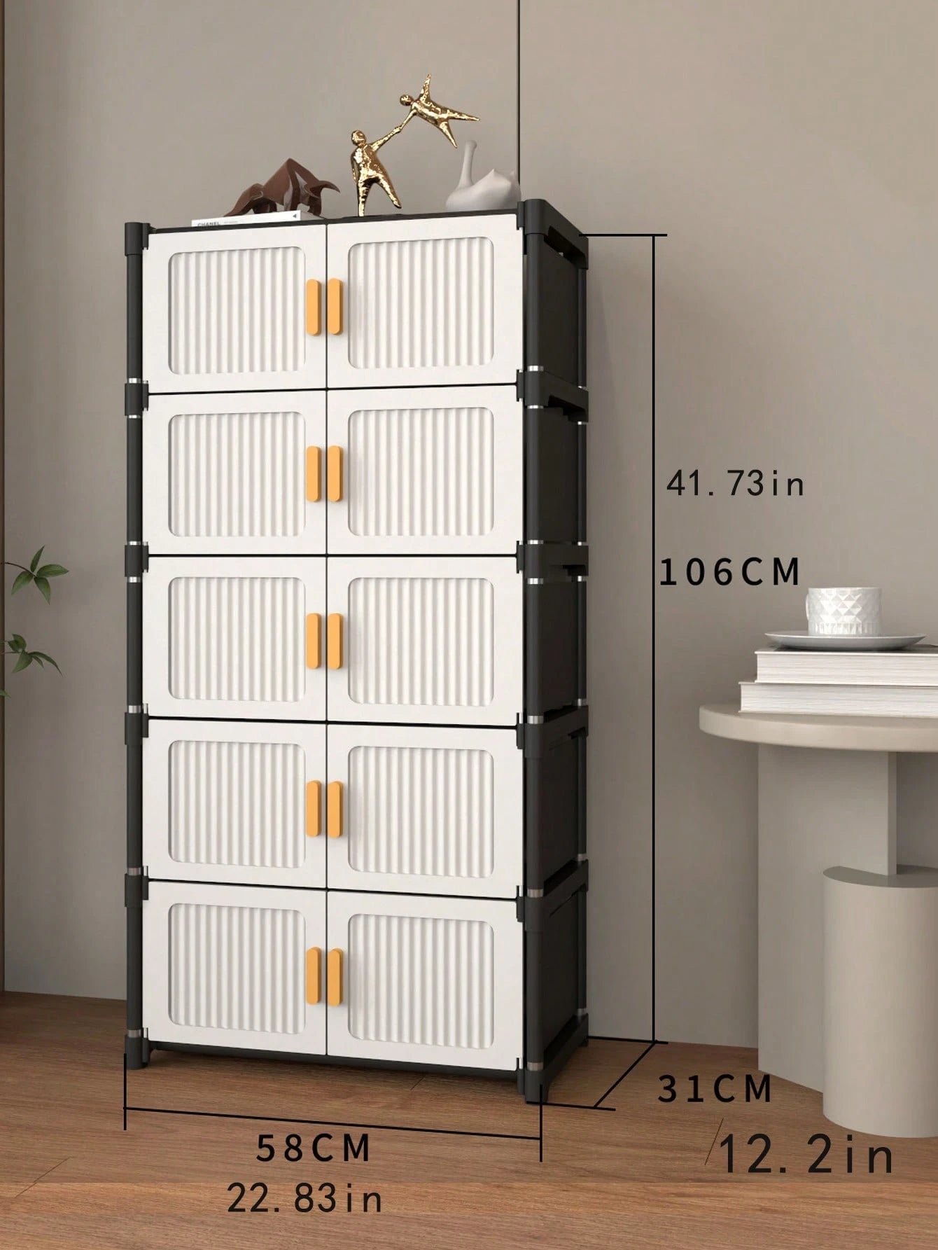 Dustproof Modular Shoe Rack Storage Cabinet