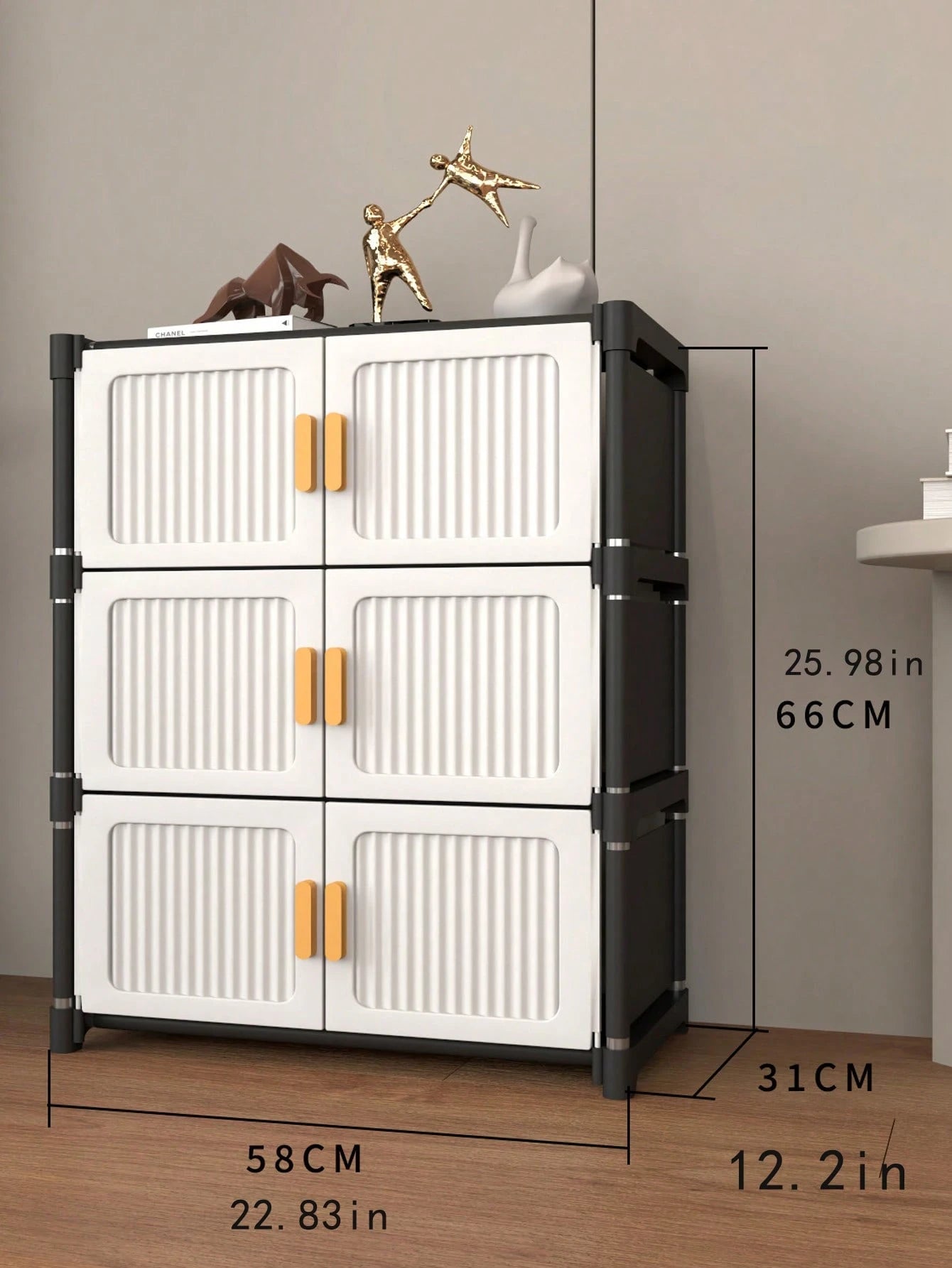 Dustproof Modular Shoe Rack Storage Cabinet