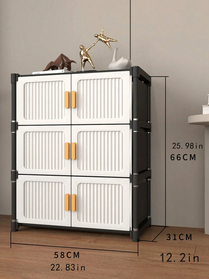Dustproof Modular Shoe Rack Storage Cabinet