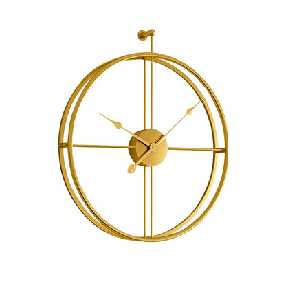 20-inch Metal Wall Clock Imported Myle Cart