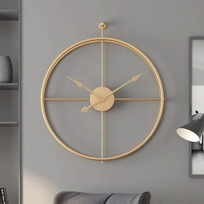 20-inch Metal Wall Clock Imported Myle Cart