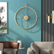 20-inch Metal Wall Clock Imported Myle Cart