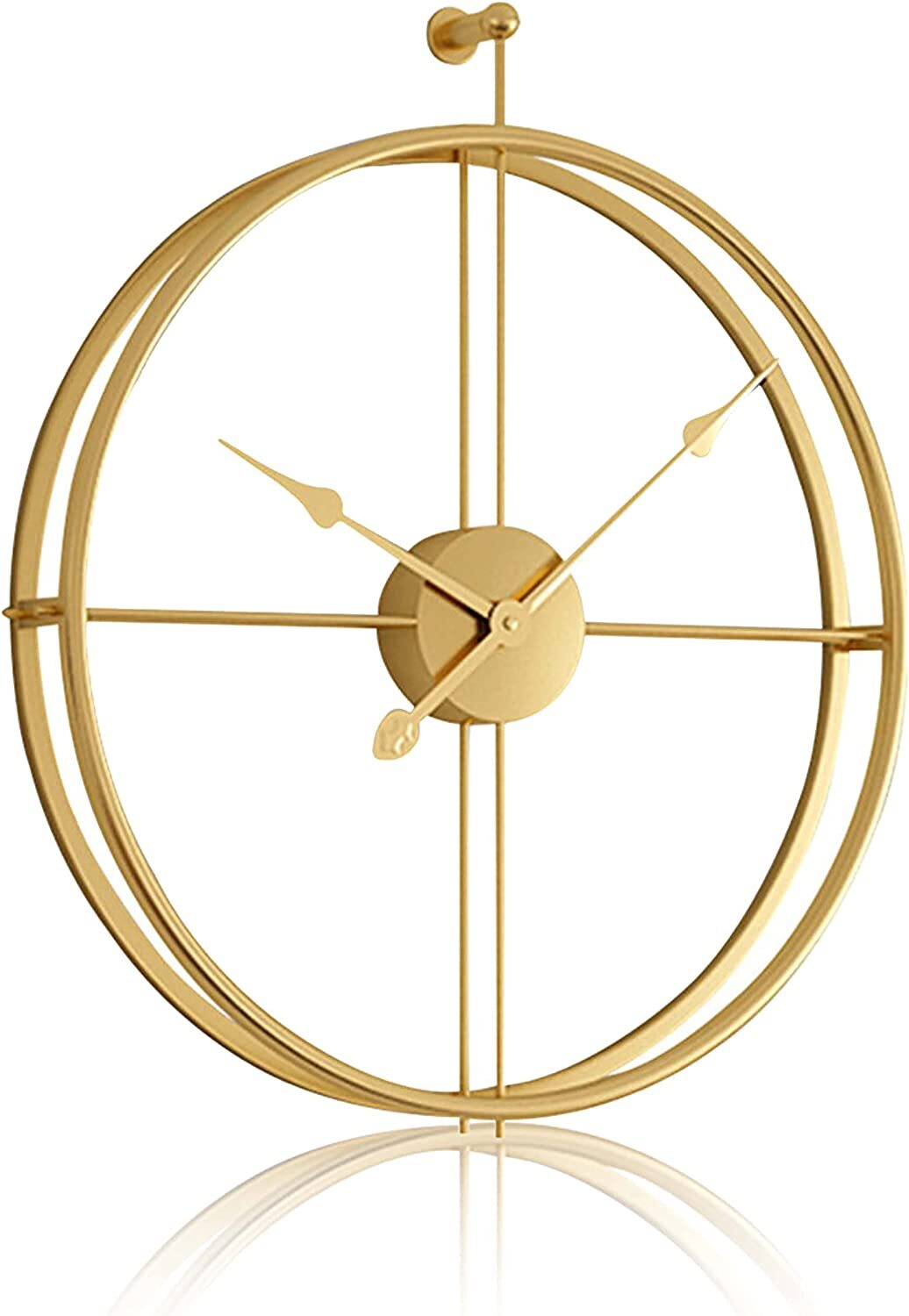 20-inch Metal Wall Clock Imported Myle Cart