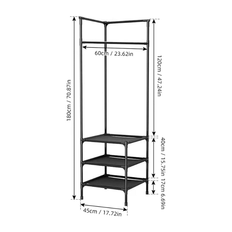 Multi-Tier Corner Shelf Organizer
