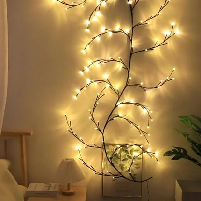LED Tree Branch Wall Light – Decorative Cherry Blossom Lamp for Home