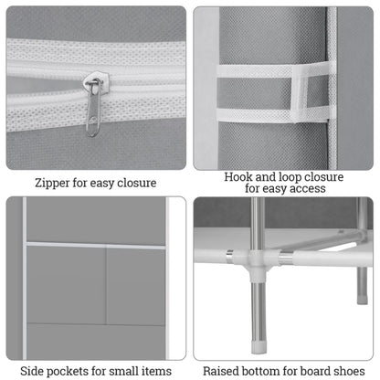 Large Capacity Portable Fabric Wardrobe Closet