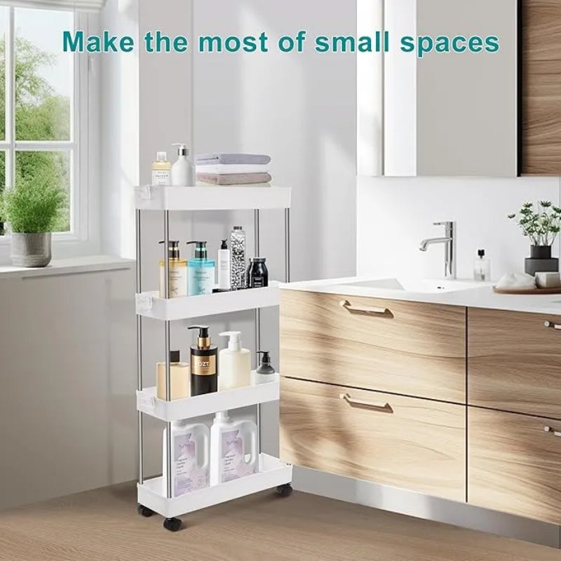 Modern 4-Layer Storage Trolley