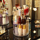 360 Degree Rotating Cosmetic Storage Box Makeup Organizer Cosmetics Storage Rack Fashion Beauty Crystal helf Display Stand Myle Cart