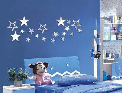 3D Acrylic Decor Mirror Wall Sticker for Dining Room Wall Decor Decency