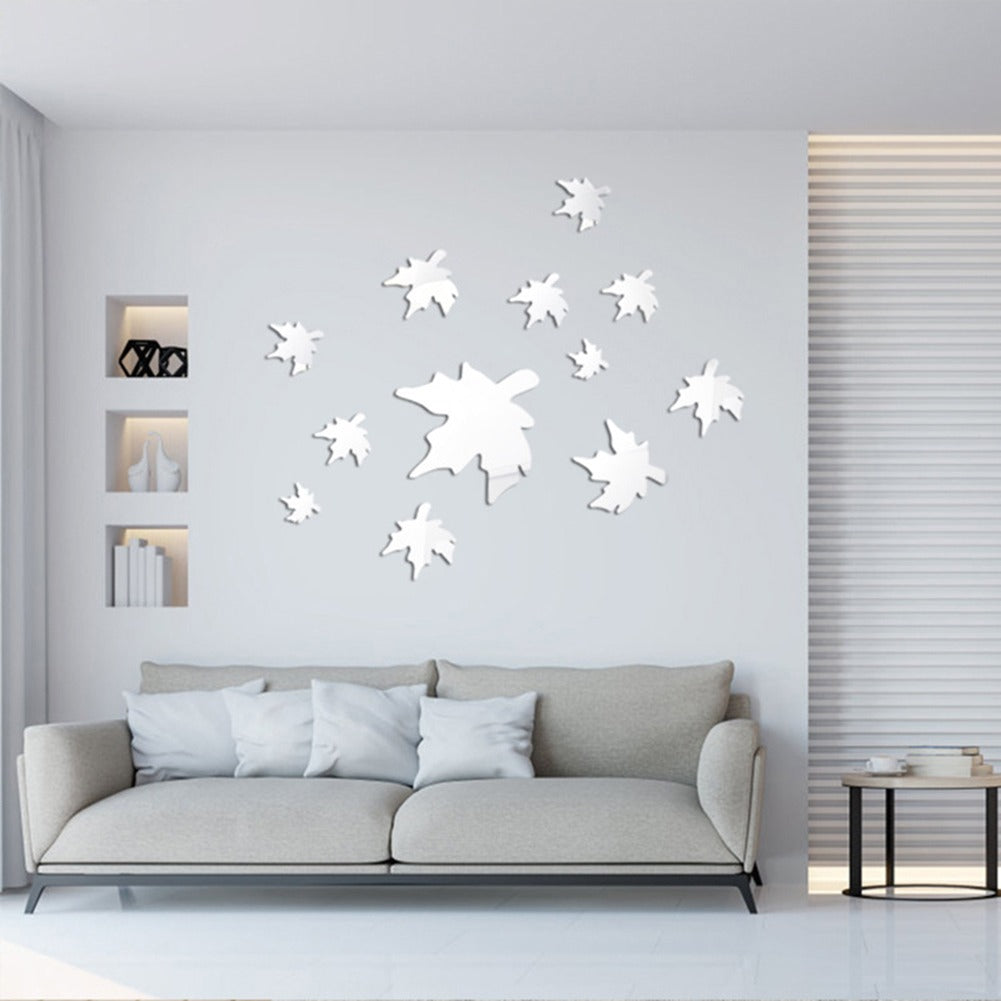 3D Acrylic Decor Mirror Wall Sticker for Dining Room Wall Decor Decency