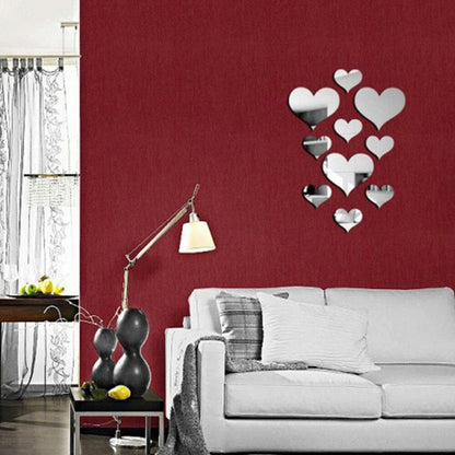 3D Acrylic Decor Mirror Wall Sticker for Dining Room Wall Decor Decency