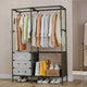 Multi-Purpose Clothes Organizer Rack with Shelves