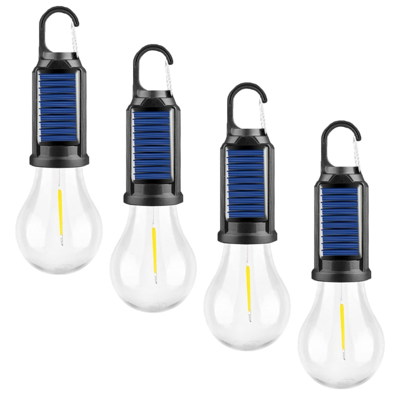 Led USB rechargeable solar bulb lamp for camping and for other multi purpose use
