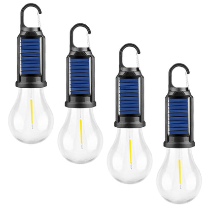 Led USB rechargeable solar bulb lamp for camping and for other multi purpose use