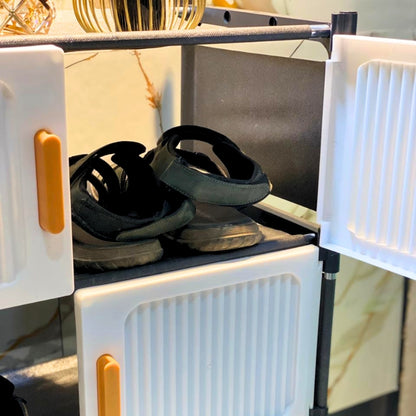 Dustproof Modular Shoe Rack Storage Cabinet