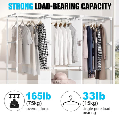 Large Capacity Portable Fabric Wardrobe Closet