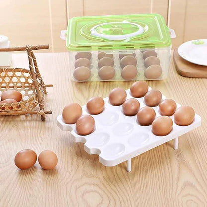 Two layer egg organizer - 24 egg organizer box Myle Cart