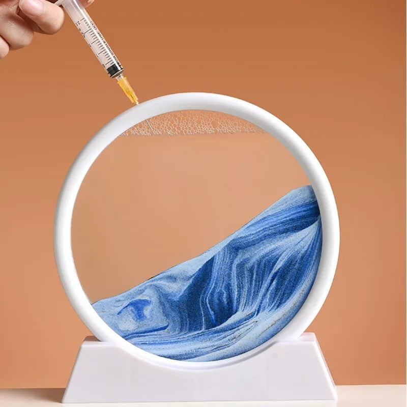 Moving 3D Sand Art: Elegant Home Decor