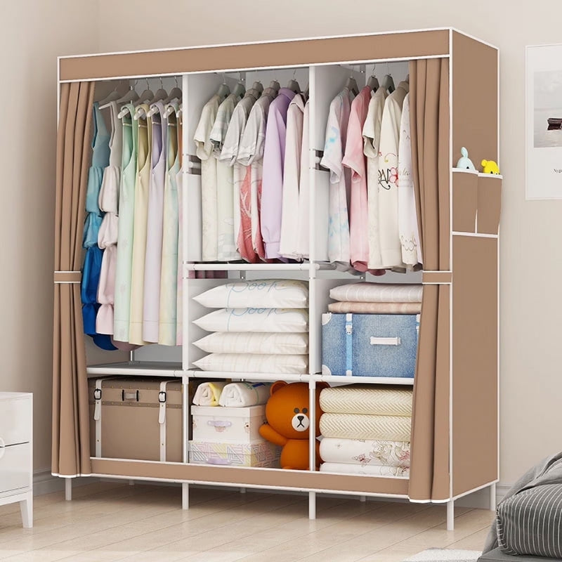 Large Capacity Portable Fabric Wardrobe Closet