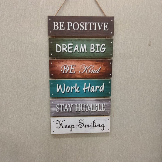 Be Positive, Dream Big Wall Hanging - Wall and Home Decoration Myle Cart