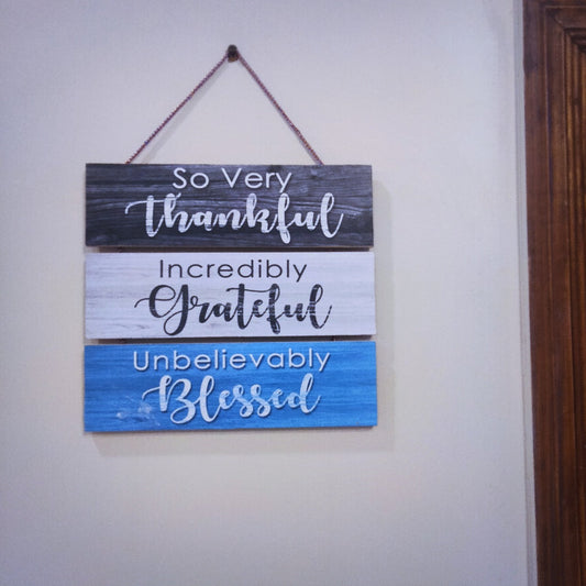 Blessed Living Room Wall Hanging - Wall Decoration Quotes Myle Cart