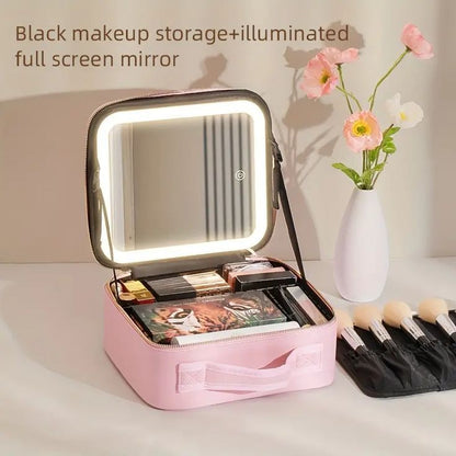 Cosmetics Storage Bag With Led Mirror Myle Cart