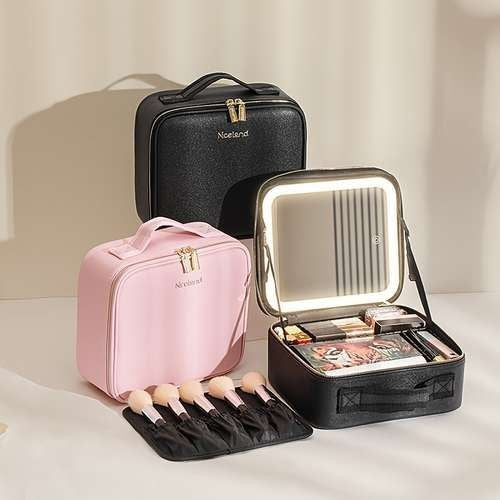 Cosmetics Storage Bag With Led Mirror Myle Cart