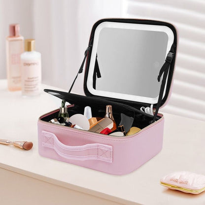 Cosmetics Storage Bag With Led Mirror Myle Cart