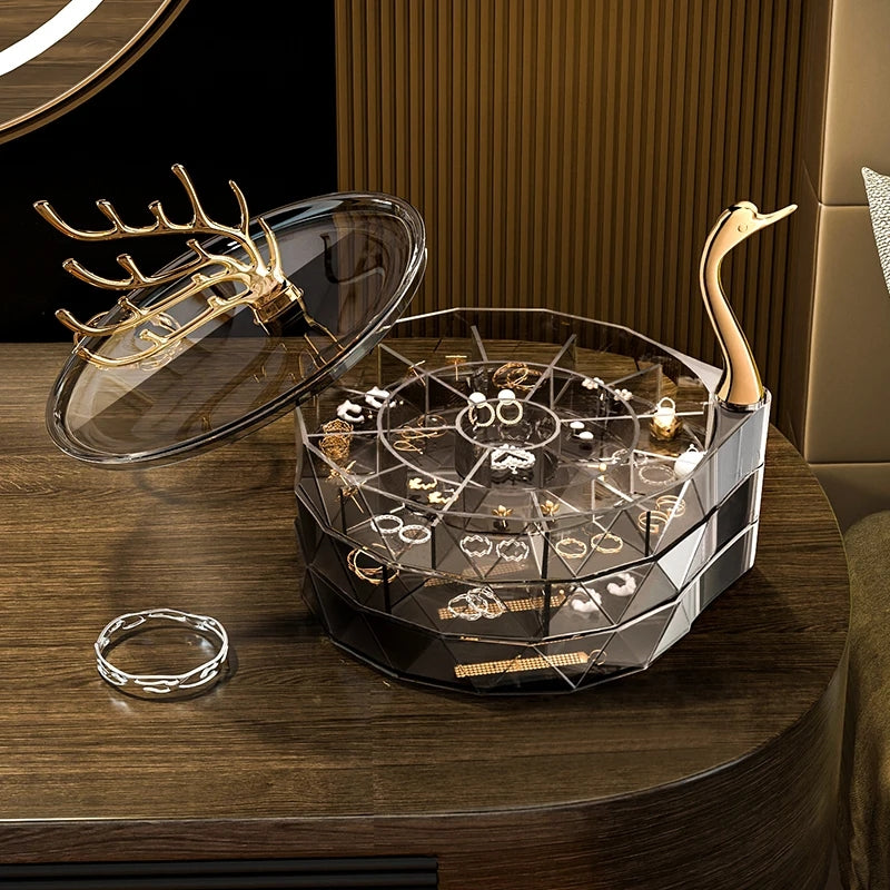 Creative Luxury Swan Jewelry Organizer Myle Cart