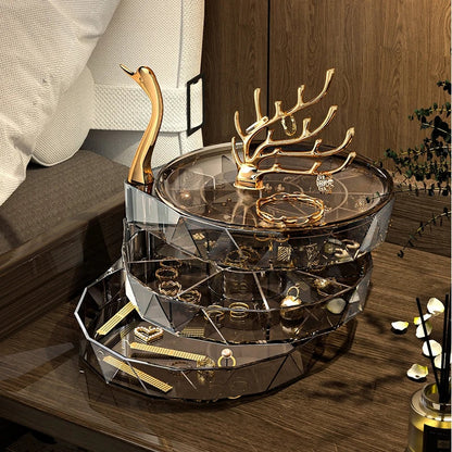 Creative Luxury Swan Jewelry Organizer Myle Cart