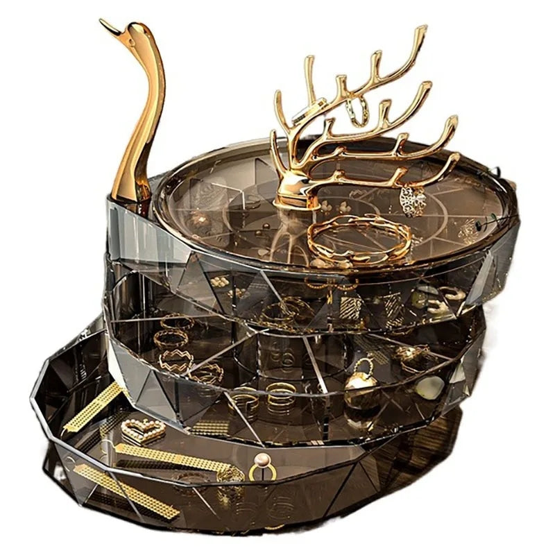 Creative Luxury Swan Jewelry Organizer Myle Cart