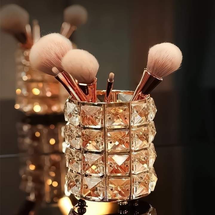 Crystal Makeup Brush Holder Myle Cart