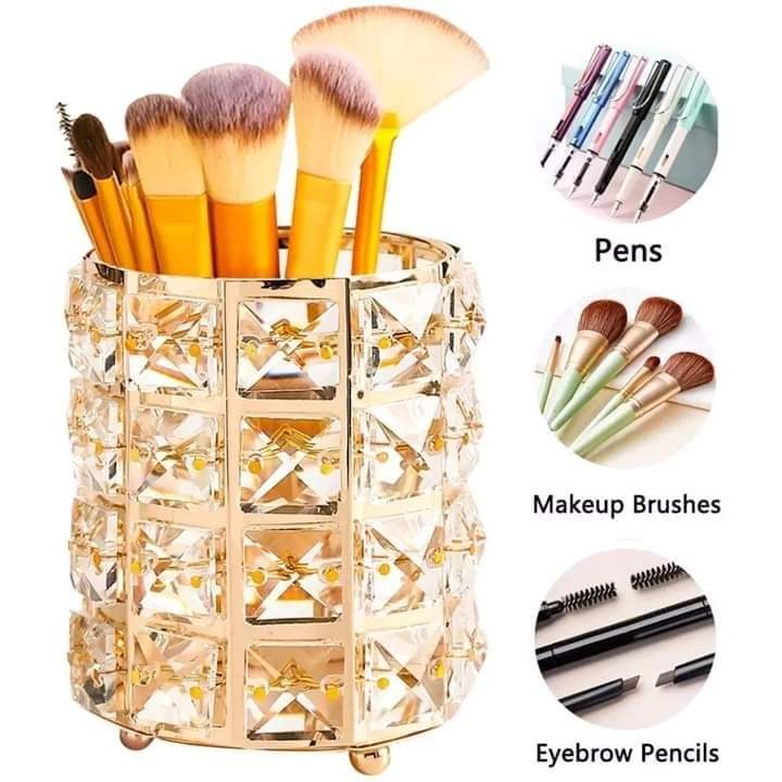 Crystal Makeup Brush Holder Myle Cart