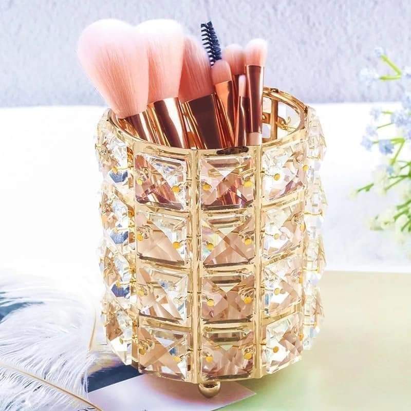 Crystal Makeup Brush Holder Myle Cart