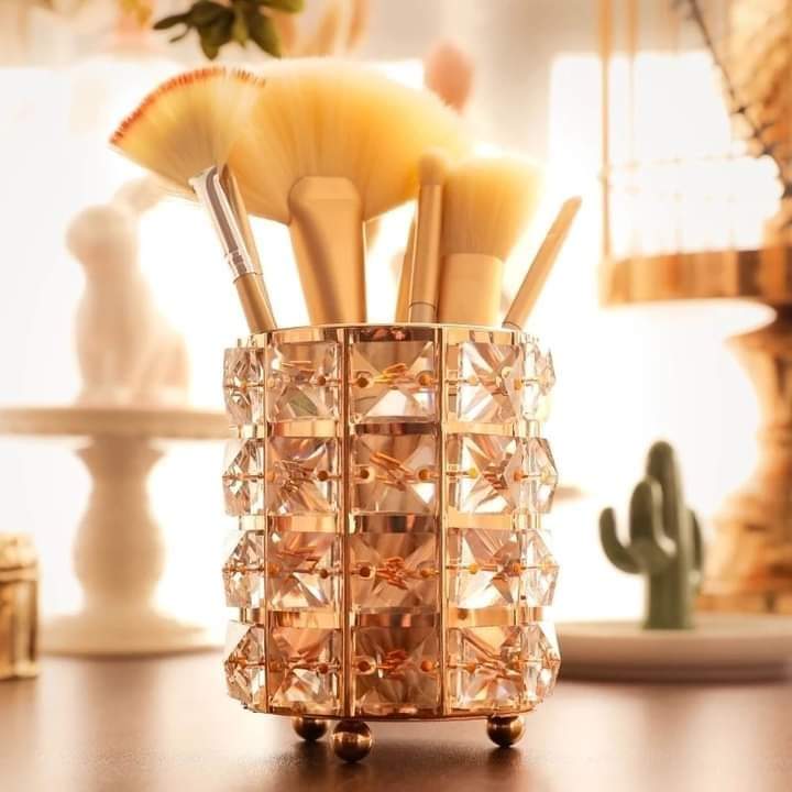 Crystal Makeup Brush Holder Myle Cart