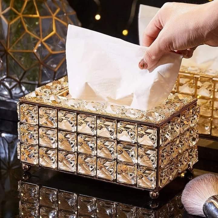 Crystal Tissue Holder Myle Cart
