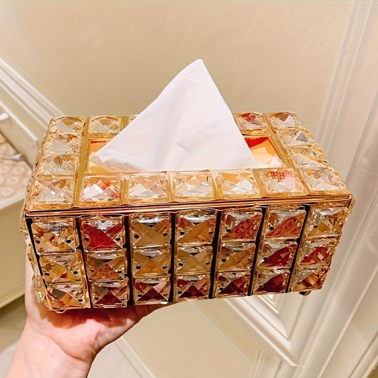 Crystal Tissue Holder Myle Cart