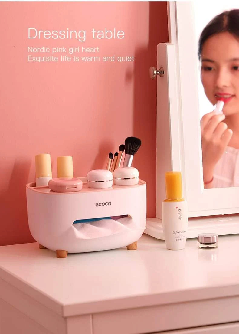 Ecoco Tissue Box Holder Myle Cart