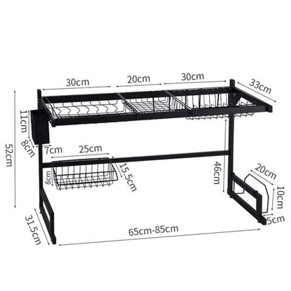 Stainless steel kitchen sink rack. Myle Cart