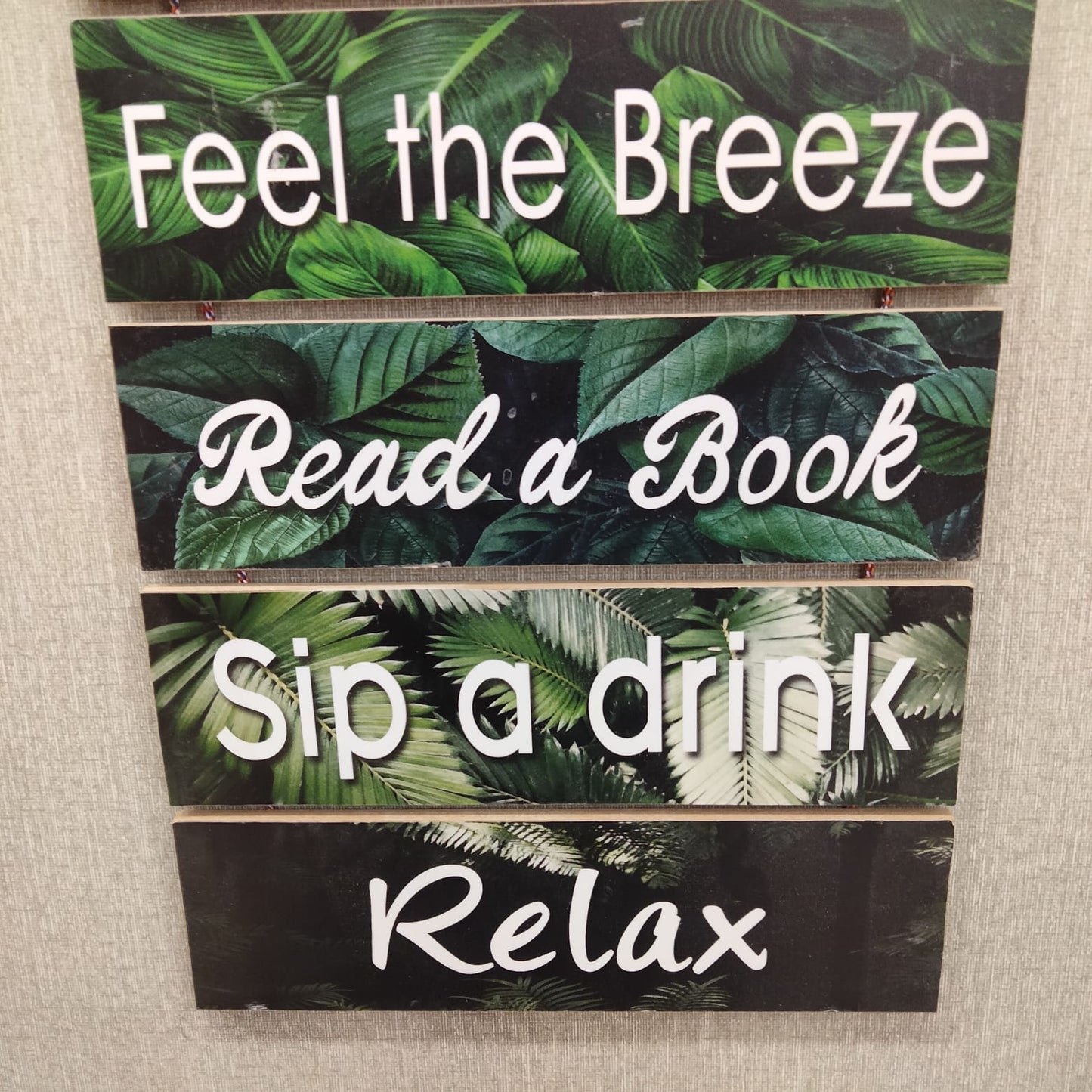 Garden Rule wall Quotation hanging - wall decoration Hanging Myle Cart