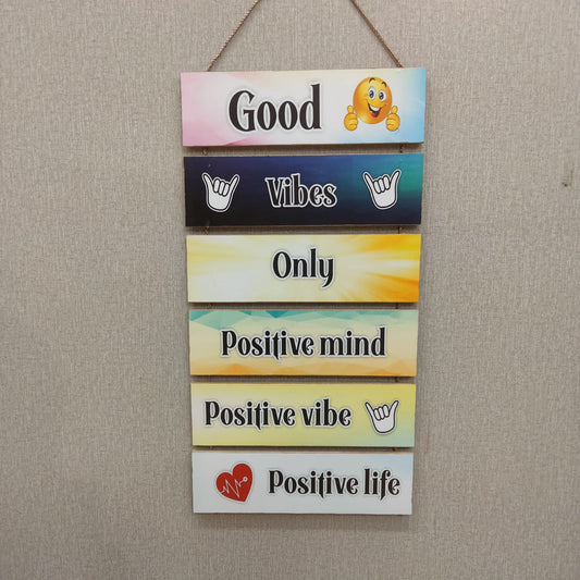 Good Vibes Only wall hanging- wall decoration quotes Myle Cart