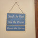 Heal, Live, Dream Wall Hanging Home Decoration Hanging Myle Cart