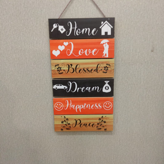 Home Love Related wall decoration 6 step hanging- wall decoration quotes Myle Cart