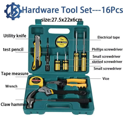 Home Tool Kit - 16 Pieces home tools Myle Cart